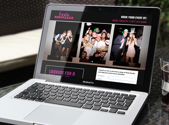 Photo Booth Landing Page